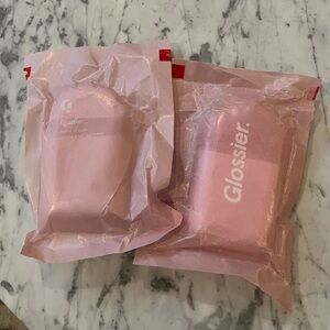 2 pack of glossier hand cream (old and new packaging)